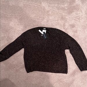 Melrose and Market Shimmering Black Top